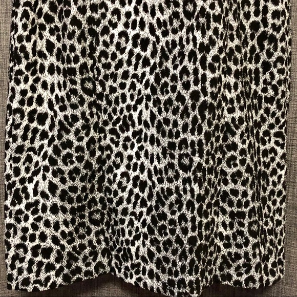 Calvin Klein Leopard Print Midi Sheath - Picture 6 of 7
